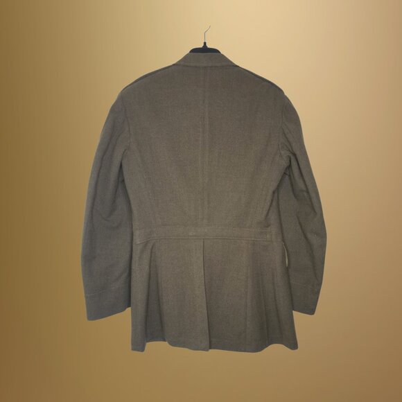 Vintage WWII 1940s USAAF Wool Dress Jacket Tunic - Picture 2 of 14